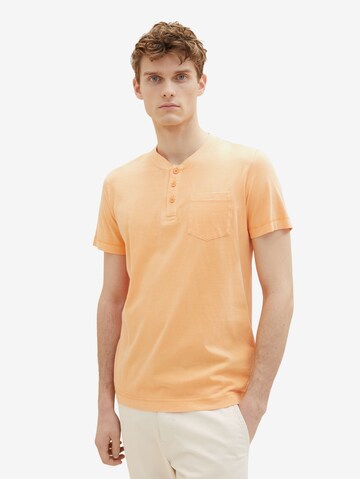 T-Shirt TOM TAILOR en orange : devant