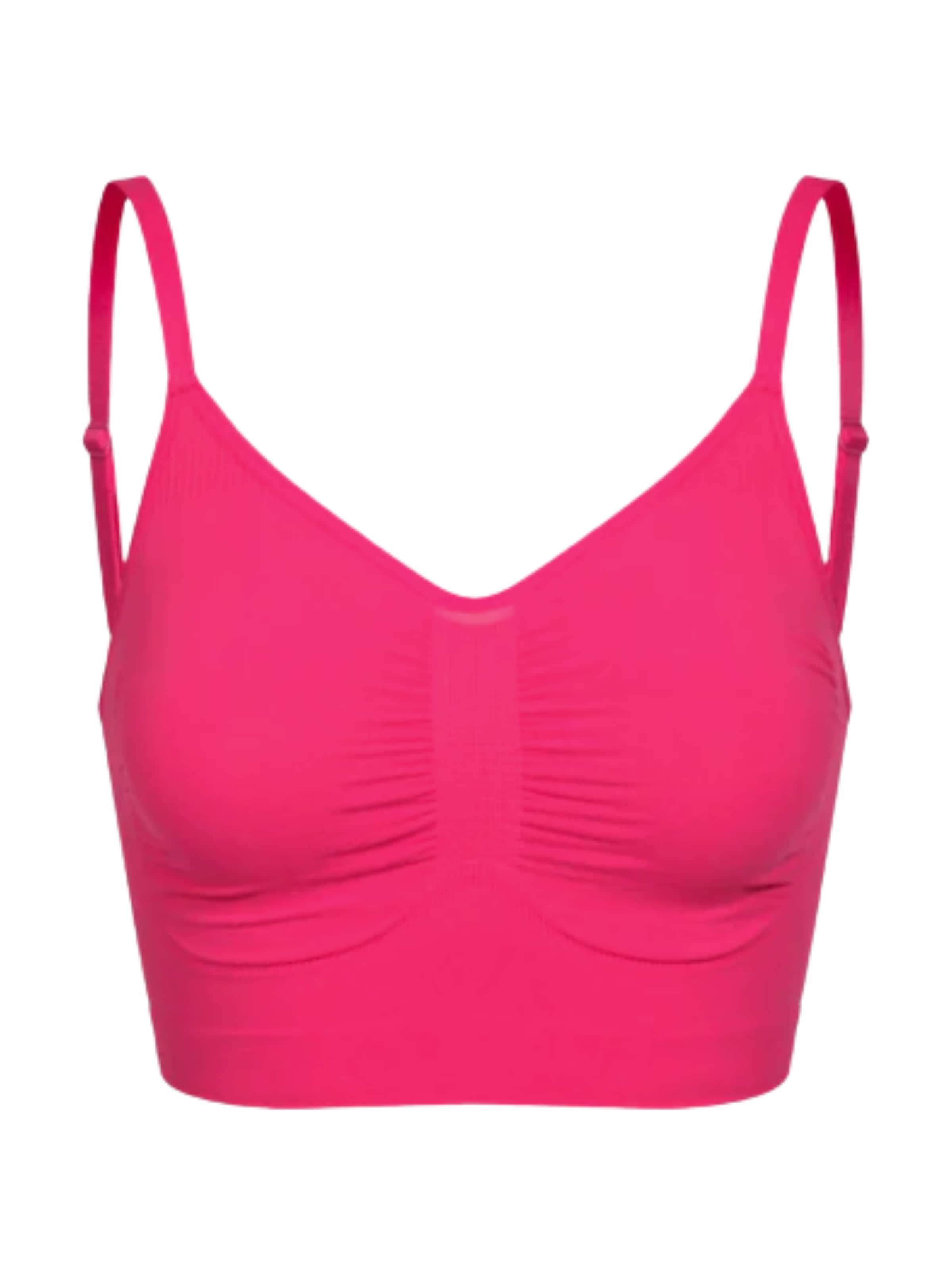 cfab by creamy fabrics Bralette Bra 'Comfort Bralette' in Pink: front