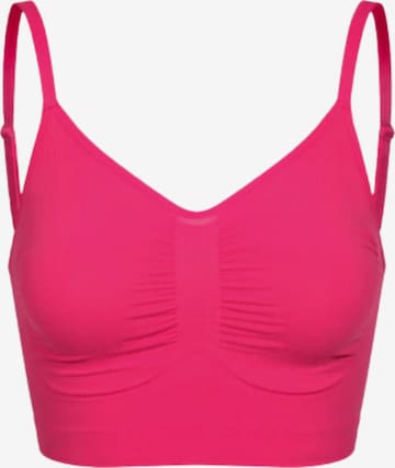 cfab by creamy fabrics Bra 'Comfort Bralette' in Pink: front