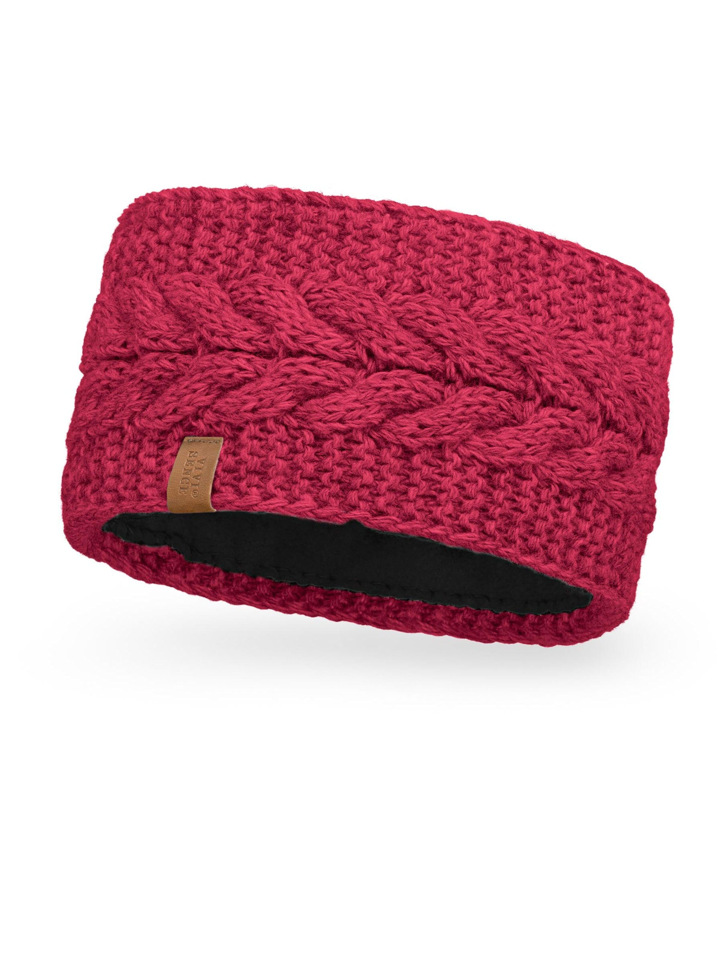 Vivisence Headband '7094' in Red: front