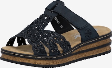 mėlyna Rieker Šlepetės: priekis