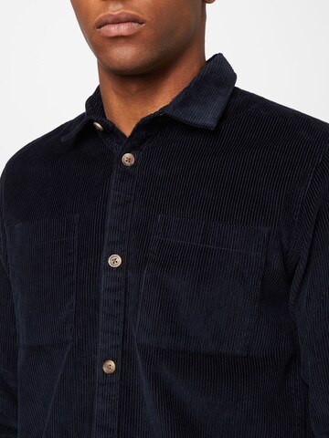 TOM TAILOR DENIM Regular fit Button Up Shirt in Blue