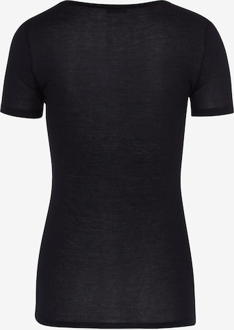 Hanro T-Shirt ' Ultralight ' in Schwarz