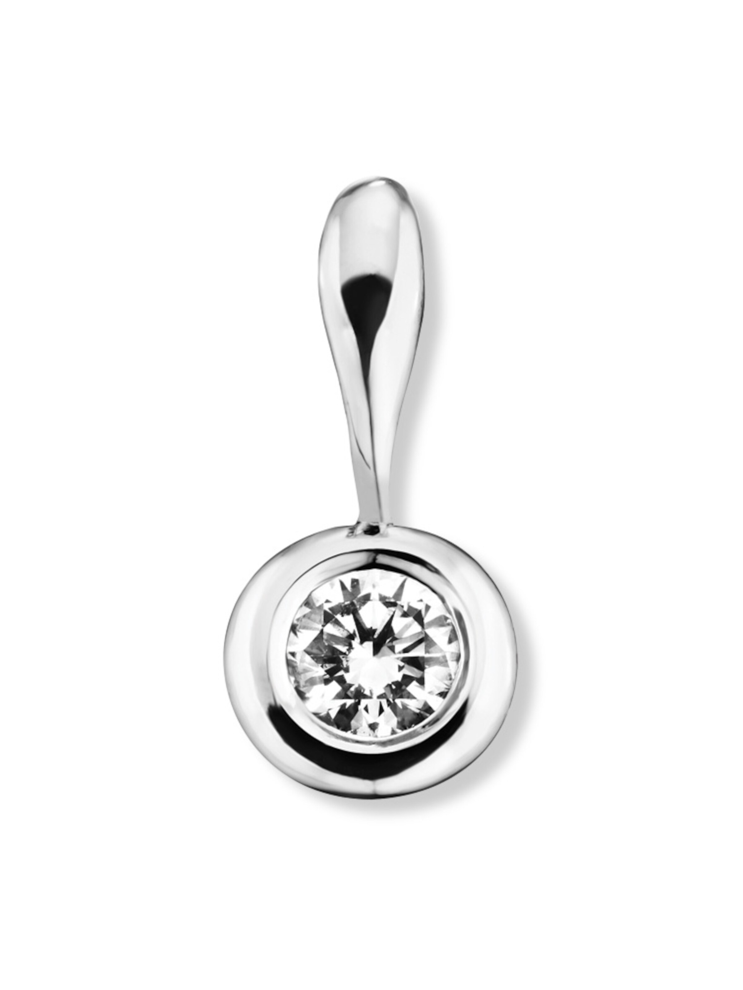 ONE ELEMENT Pendant in Silver: front