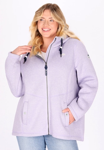 Veste en polaire Drymaster en violet : devant