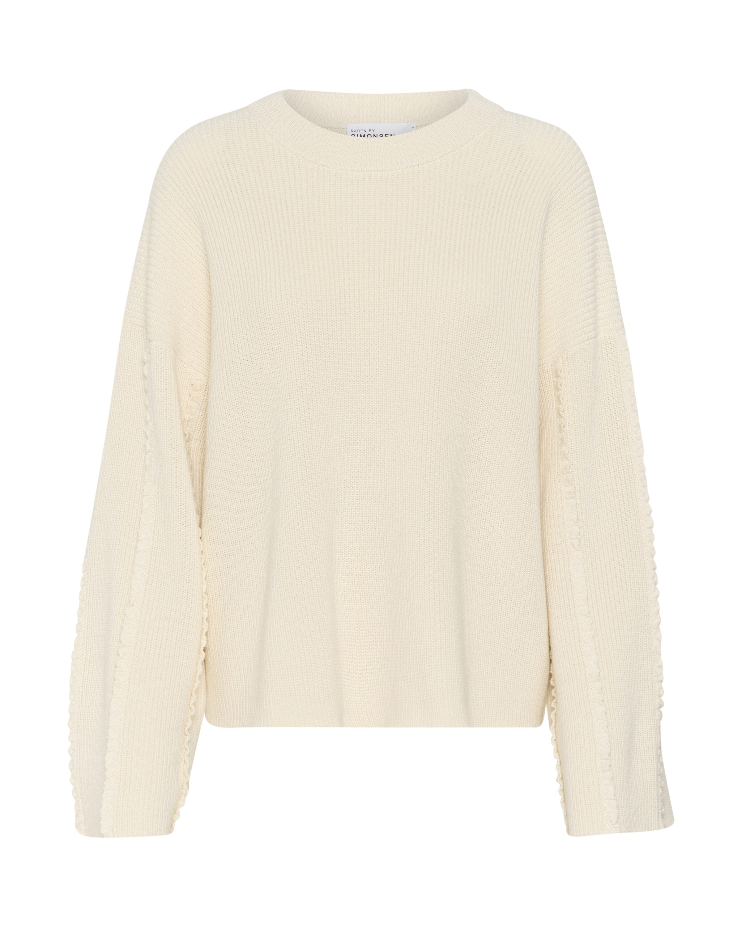 KAREN BY SIMONSEN Trui 'Thit' in Wit: voorkant