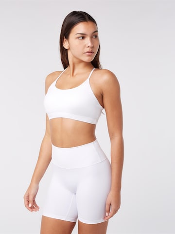 YO-GAYA Bustier Sport bh 'Ultra Bra' in Wit: voorkant