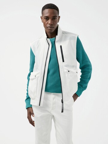 Gilet 'Raufa' di J.Lindeberg in bianco: frontale