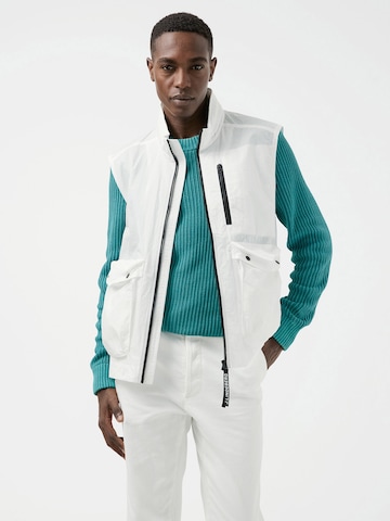 Gilet 'Raufa' di J.Lindeberg in bianco: frontale