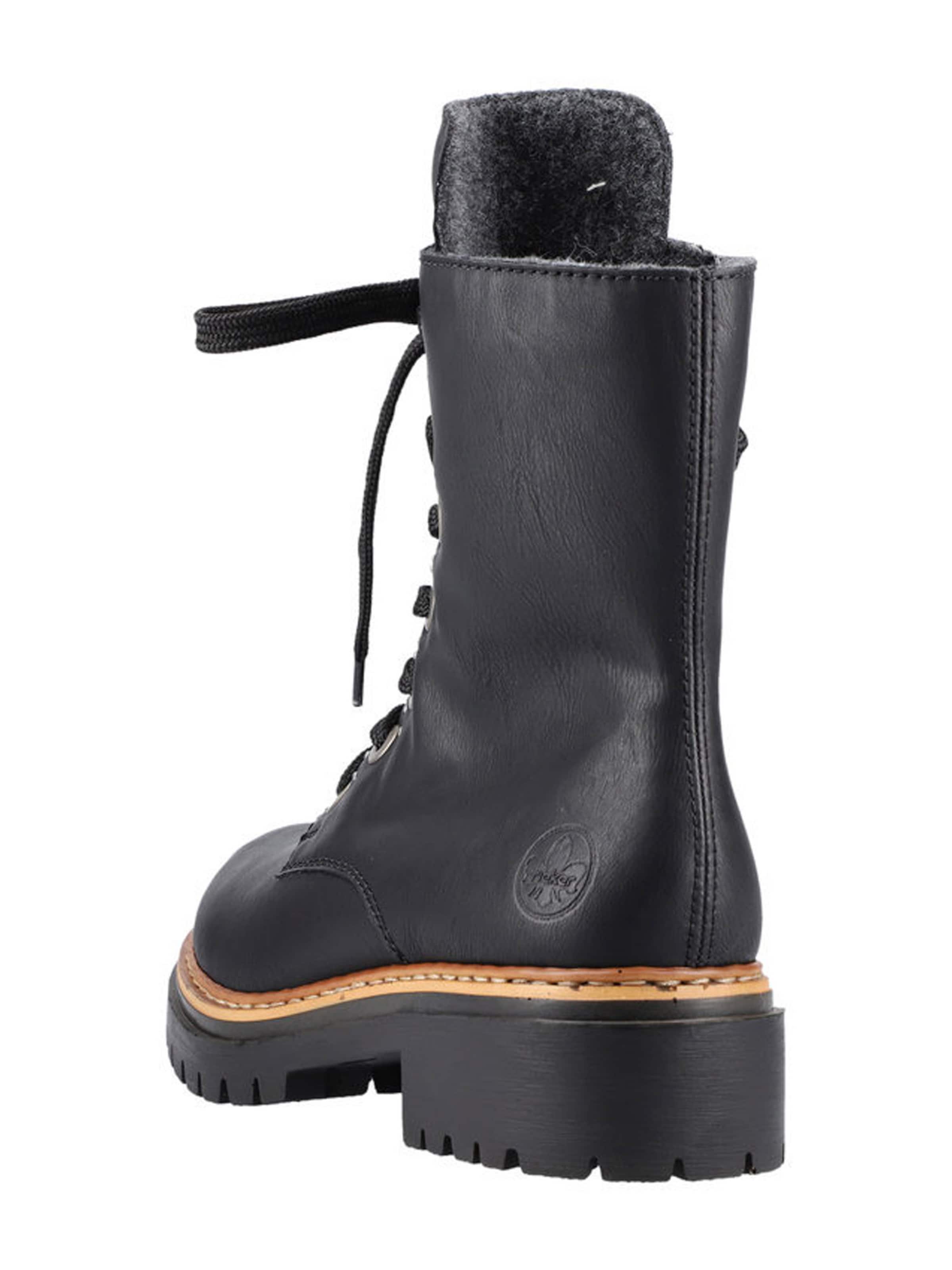 Stivaletto stringato di Rieker in nero