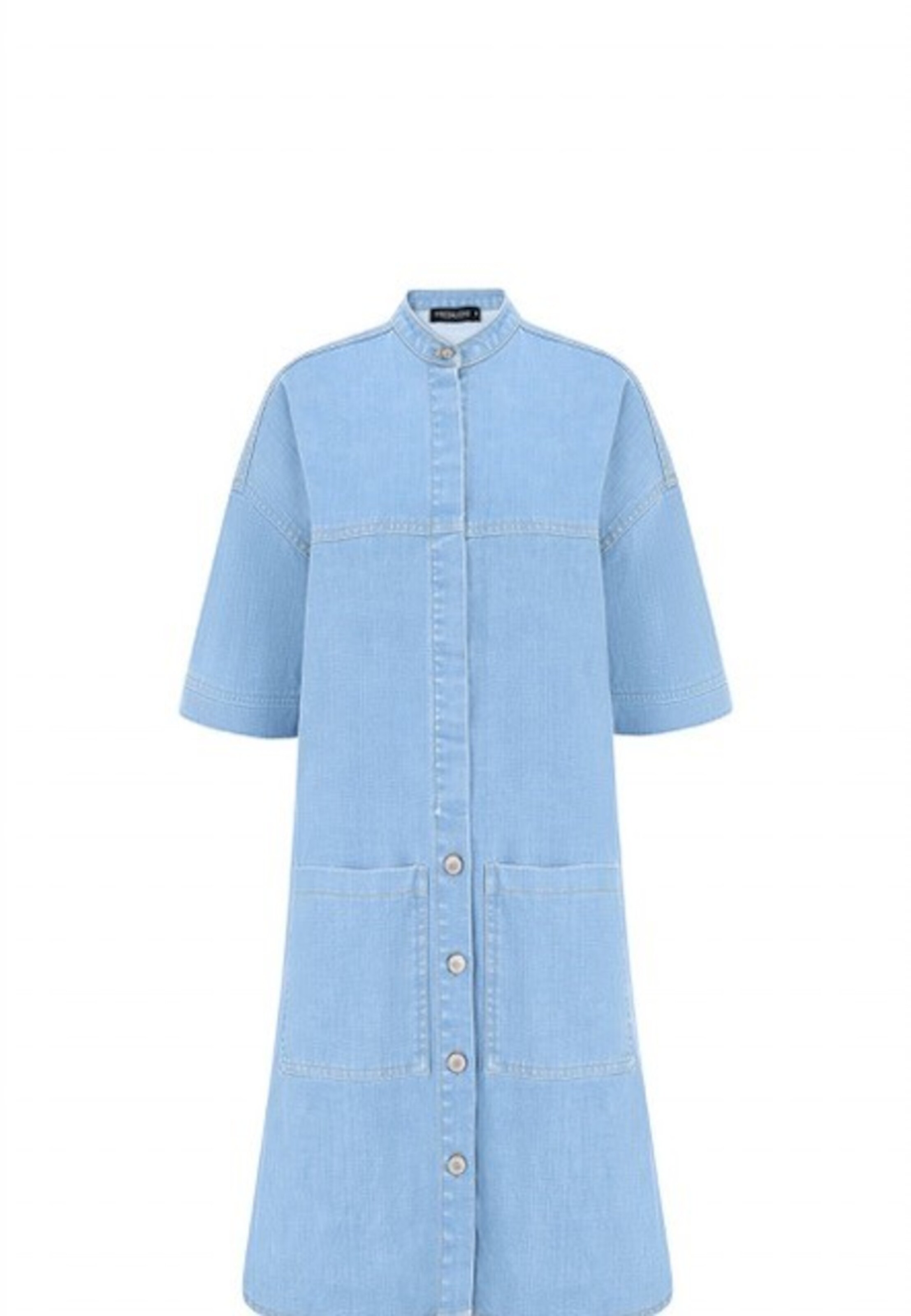 FRESHLIONS Jurk 'Josy' in Blauw: voorkant