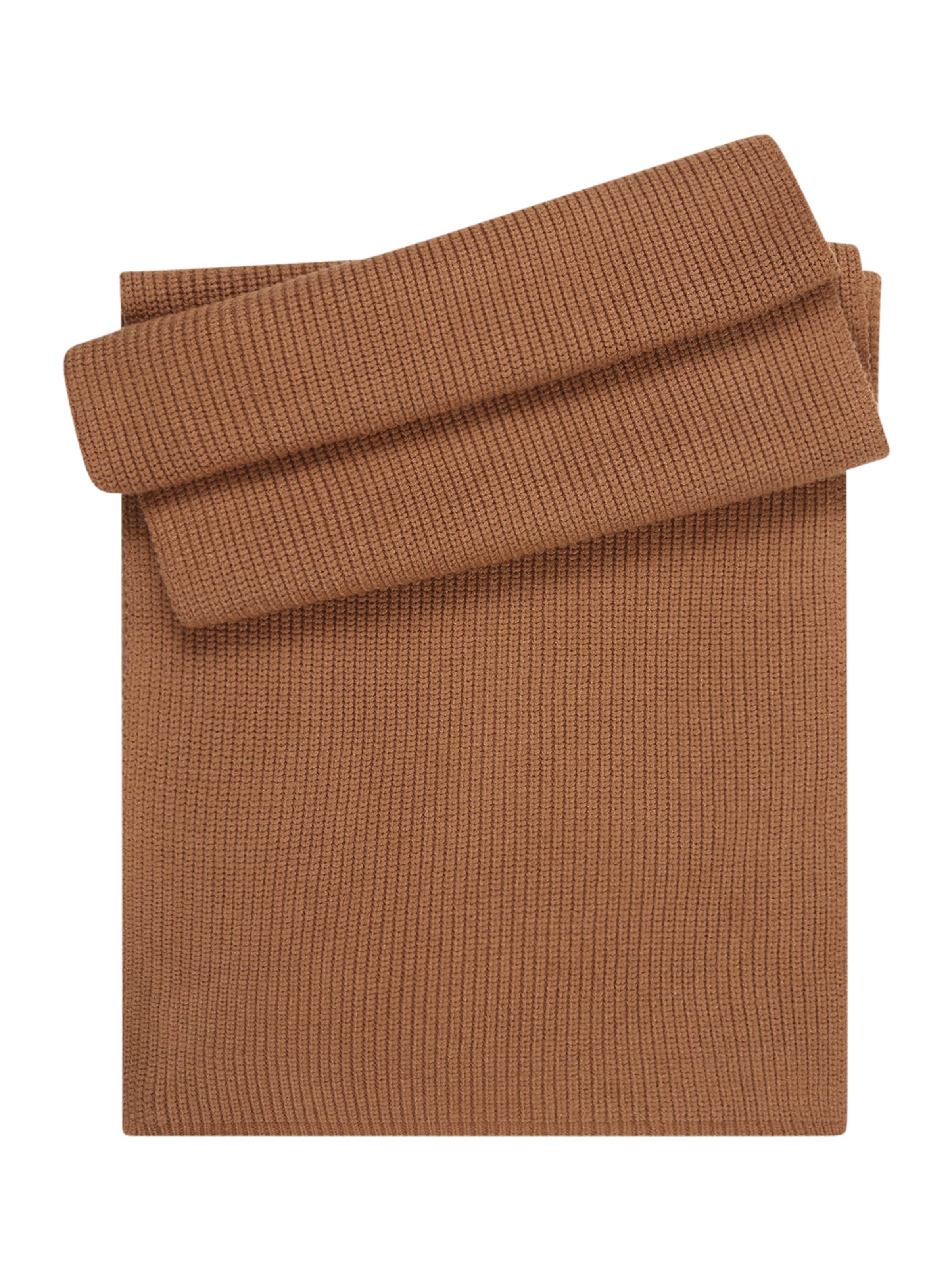 MSCH COPENHAGEN Шарф 'Galine Rachelle' в Коричневый: спереди