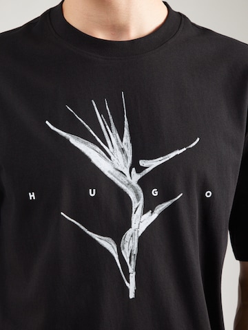 HUGO T-Shirt 'Darise' in Schwarz