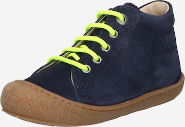 NATURINO First-Step Shoes 'Cocoon' in Blue: front