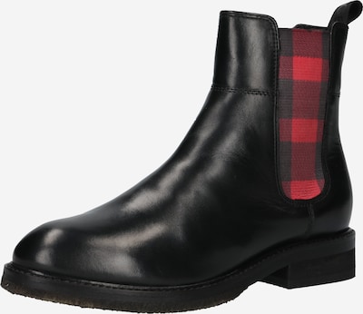 GERRY WEBER Chelsea boots in de kleur Rood / Zwart, Productweergave