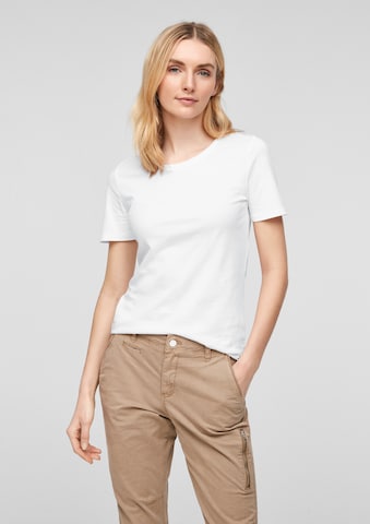 T-shirt s.Oliver en blanc : devant