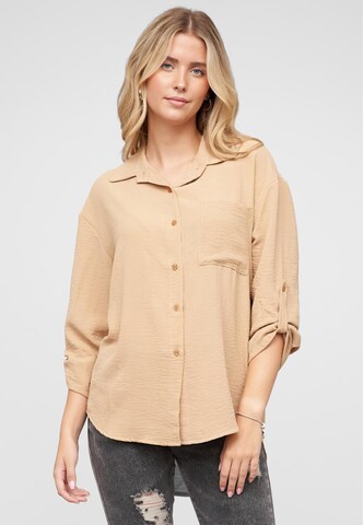 Cloud5ive Blouse in Beige: front
