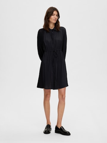 SELECTED FEMME Shirt Dress 'Mirian' in Black