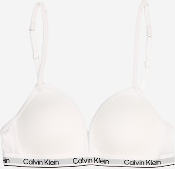 balta Calvin Klein Underwear Trikampė Liemenėlė: priekis