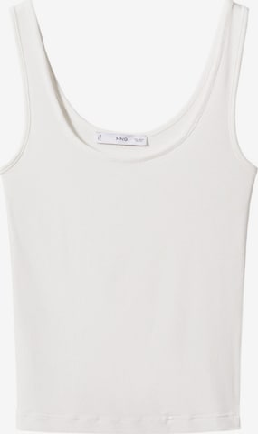 MANGO Top 'CASAR' in White: front