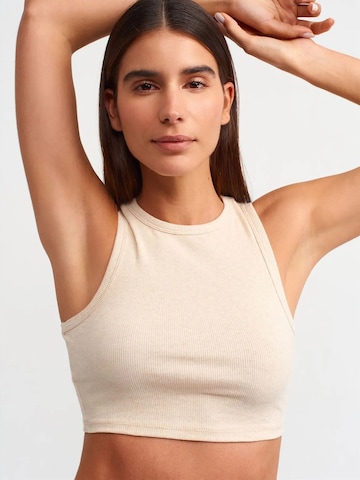 Dilvin Tanktops & Camis in Beige