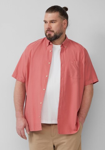 s.Oliver Regular Fit Hemd in Pink: Vorderseite
