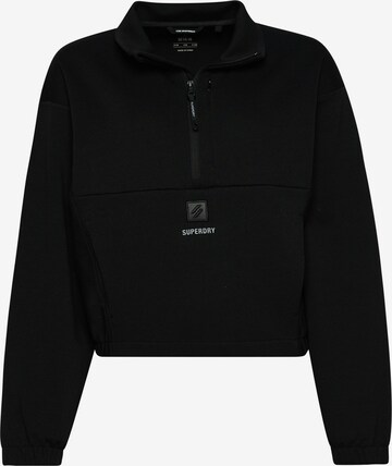 Superdry Sweatshirt in Black: front