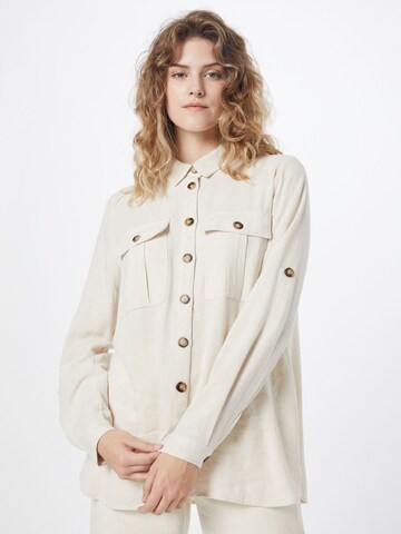 Kaffe Blouse 'Liny' in Beige: voorkant