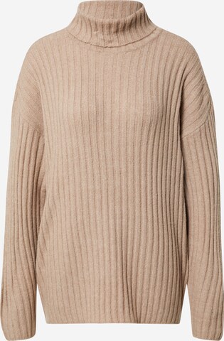 Stitch and Soul Sweater in Beige: front