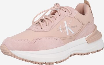 Calvin Klein Jeans Sneakers laag in Roze: voorkant