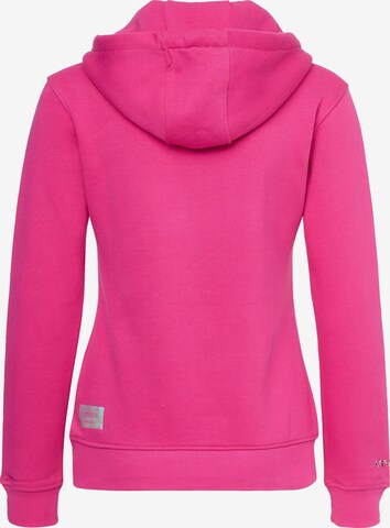 smiler. Sweatshirt 'Happy' in Pink