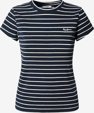 T-shirt 'Meribel' Pepe Jeans en bleu : devant
