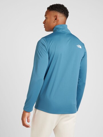 THE NORTH FACE Функциональная футболка ' 24/7 1/4 Zip Long-Sleeve T-Shirt' в Синий