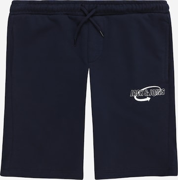 Jack & Jones Junior Regular Pants 'STARROW' in Blue: front