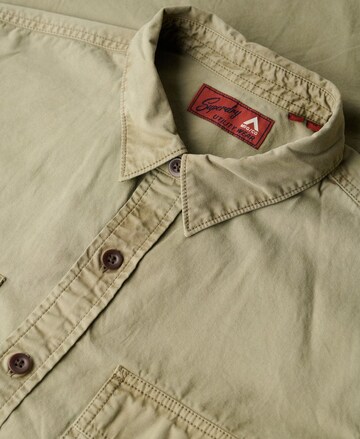 Superdry Regular fit Overhemd in Groen