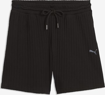 PUMA Sportbroek 'Her' in Zwart: voorkant