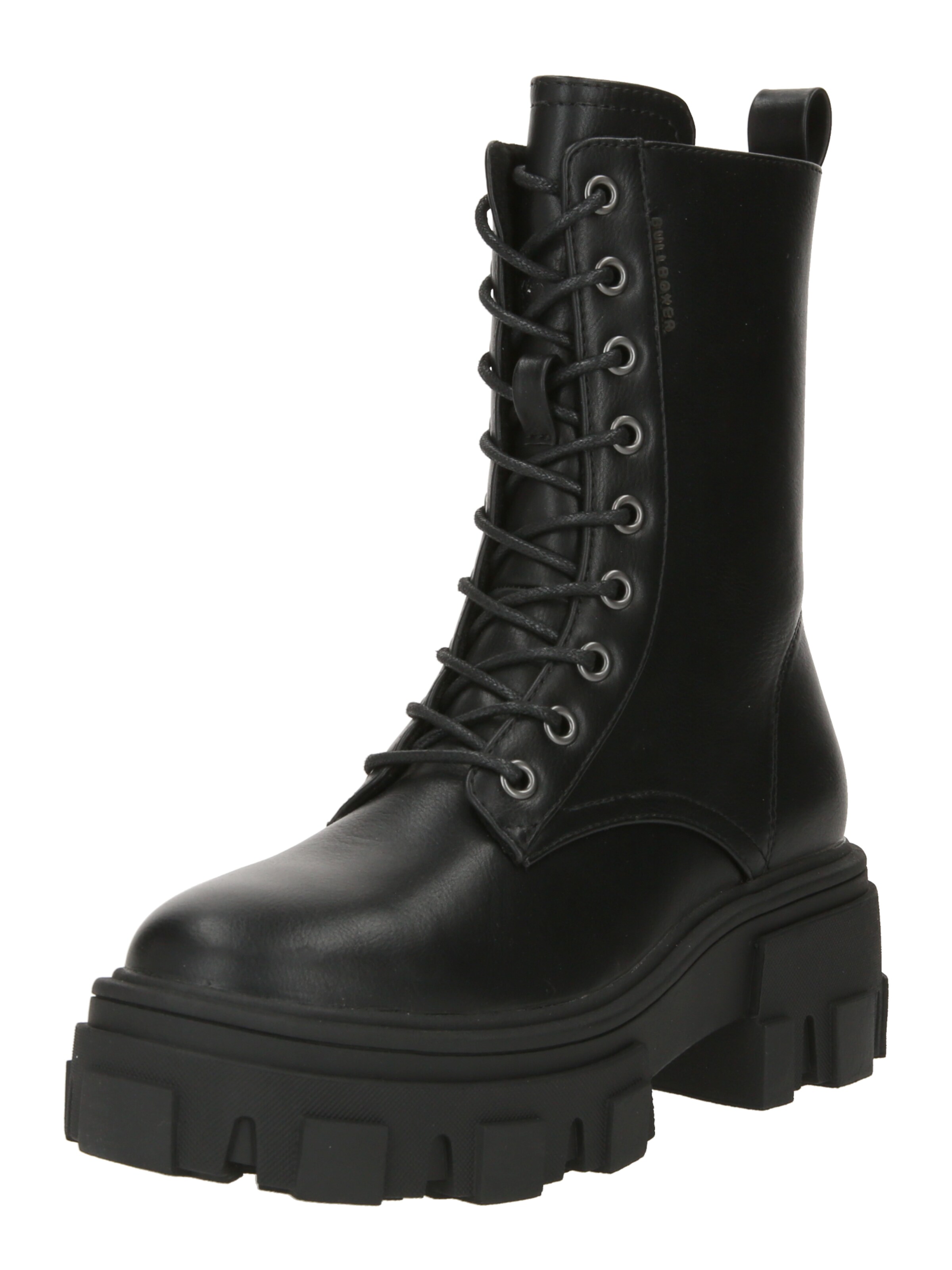 BULLBOXER Veterlaarzen in Zwart: voorkant