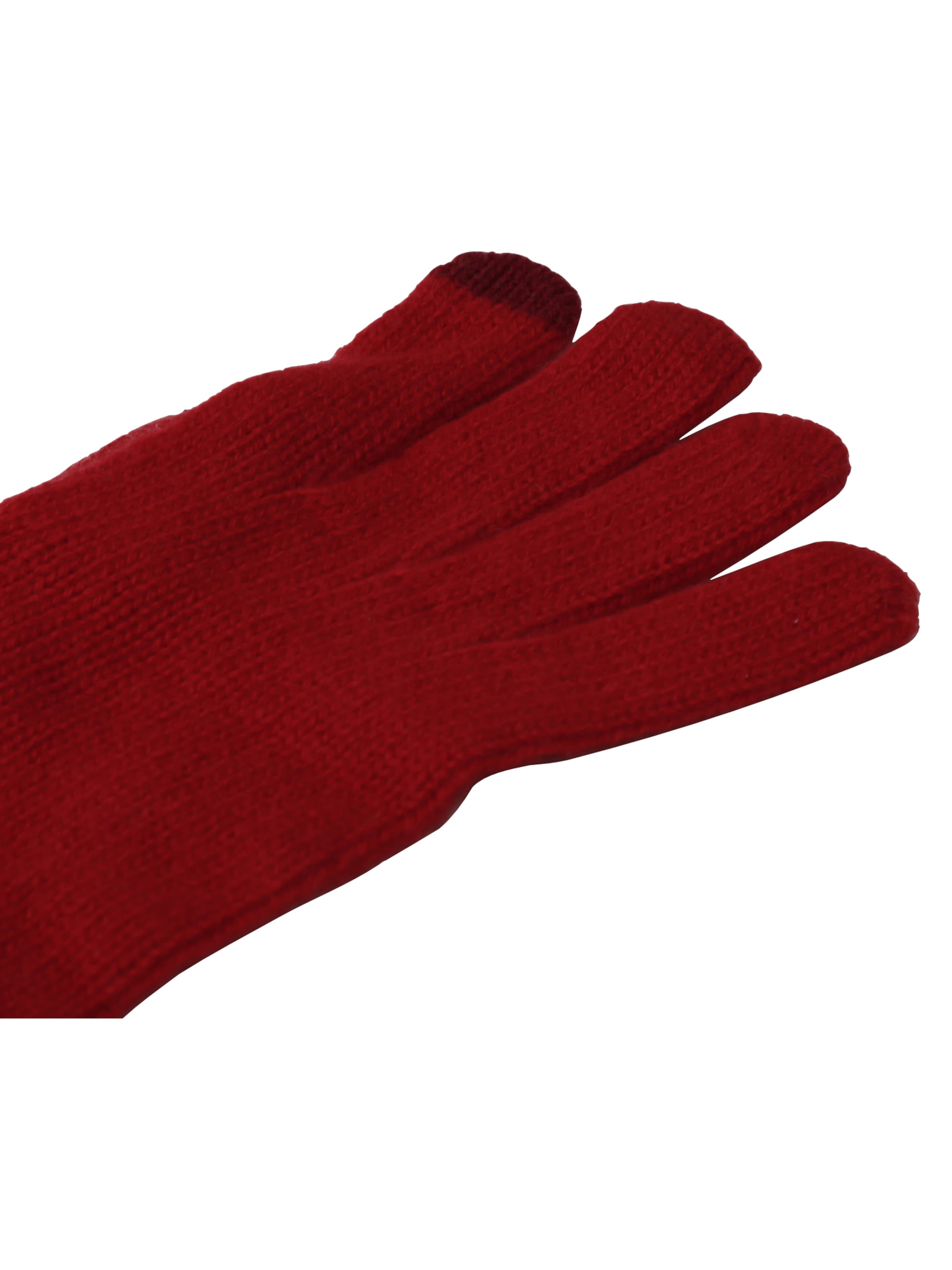 Gants CASH-MERE.CH en rouge
