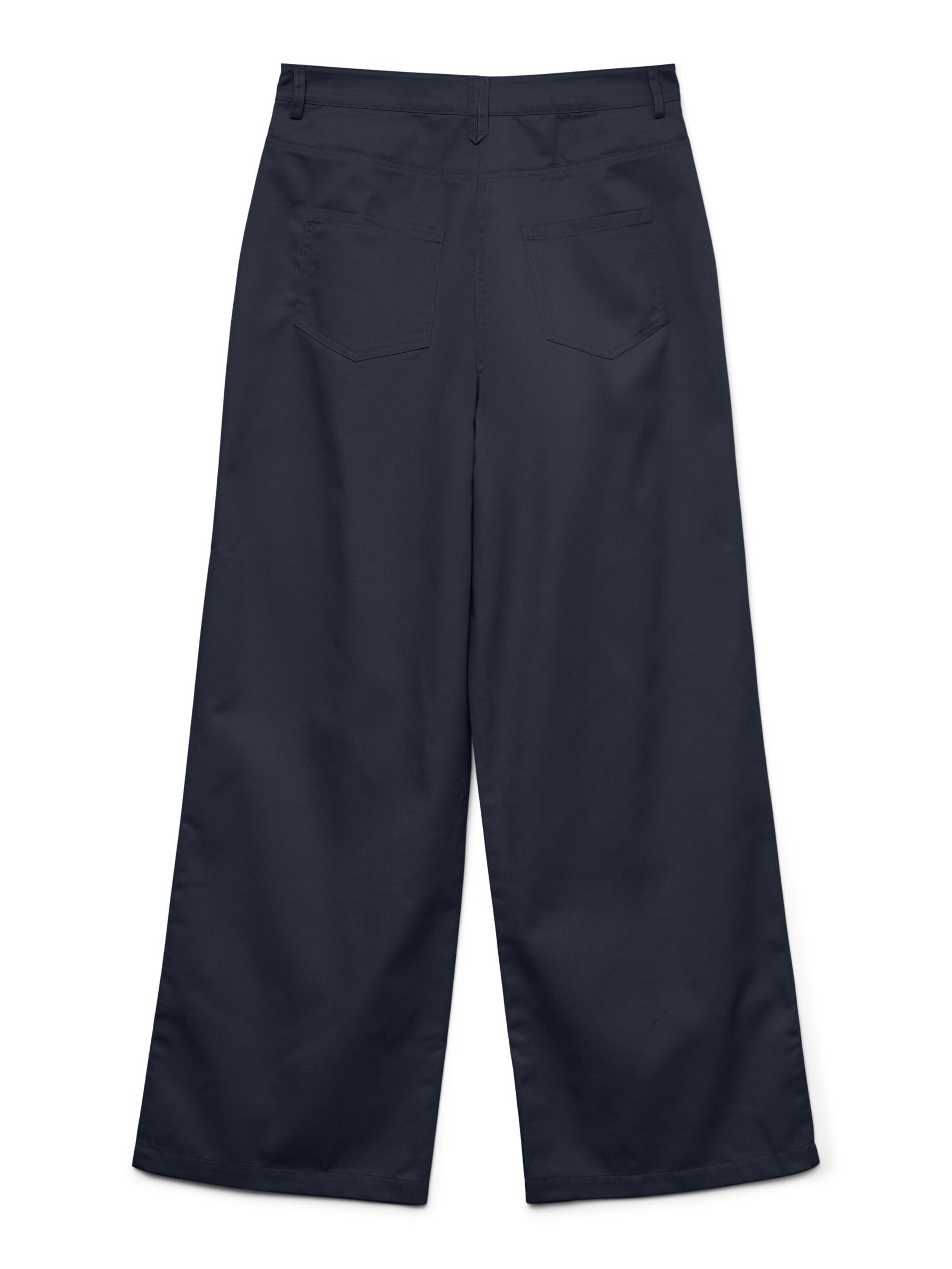 Aware Wide leg Pleat-Front Pants 'AWSOVINA' in Blue