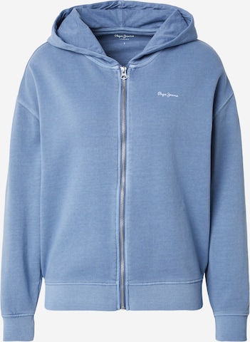 Pepe Jeans Sweatjacka i blå: framsida