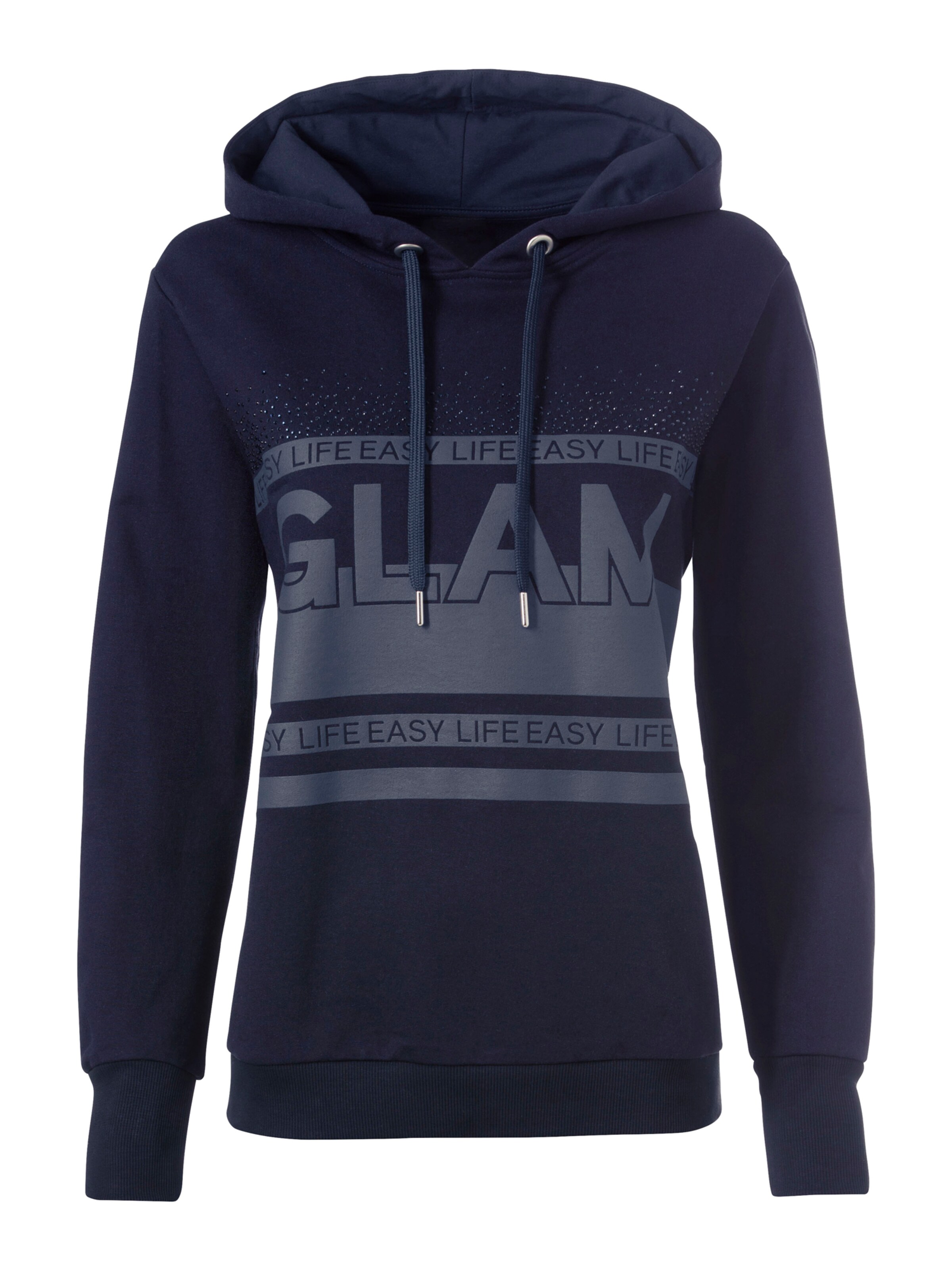 Sweat-shirt heine en bleu : devant