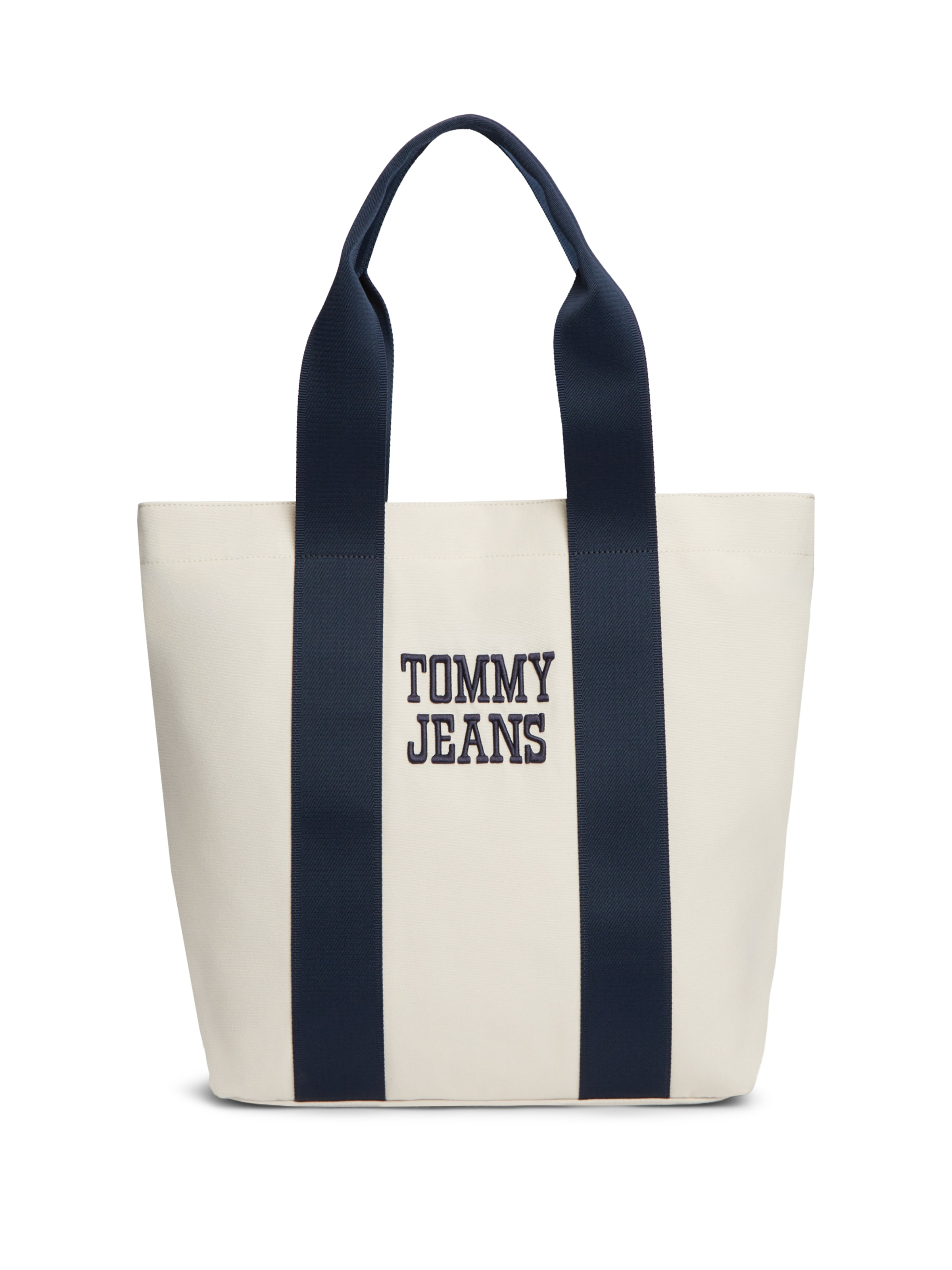 Cabas 'Varsity' Tommy Jeans en beige : devant