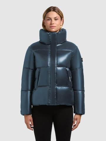 Veste d’hiver 'Nala' khujo en bleu : devant