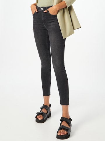 MANGO Skinny Jeans 'Isa' in Grey: front