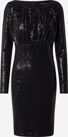 Rochie de cocktail de la SWING pe negru: față