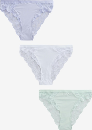 Next Slip veličine XS u pastelno zelena / svijetloljubičasta / bijela, Pregled proizvoda