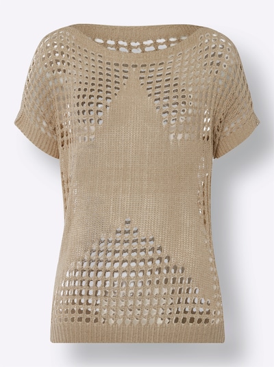 heine Pullover i sand, Produktvisning