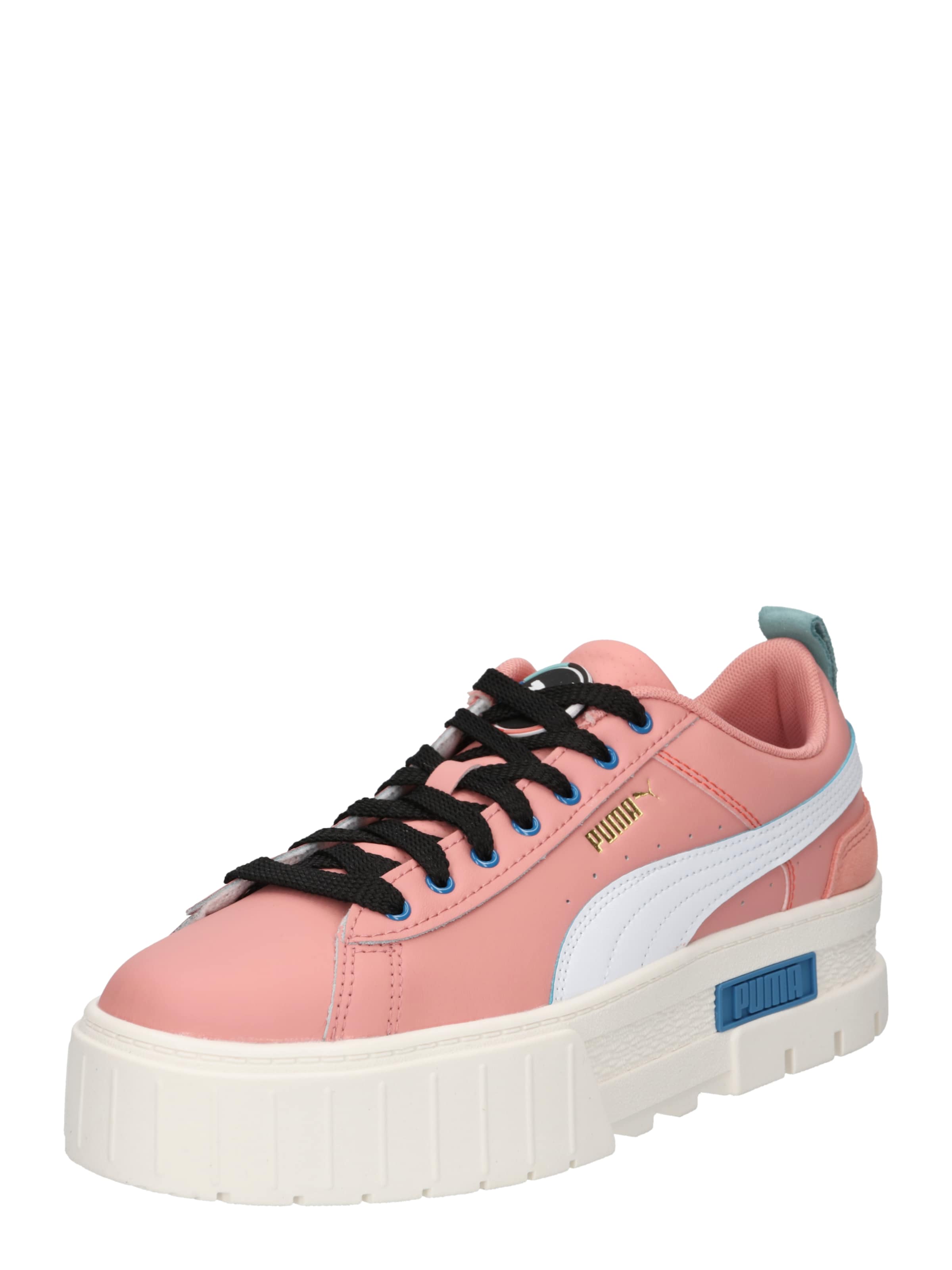 pink puma slip on sneakers