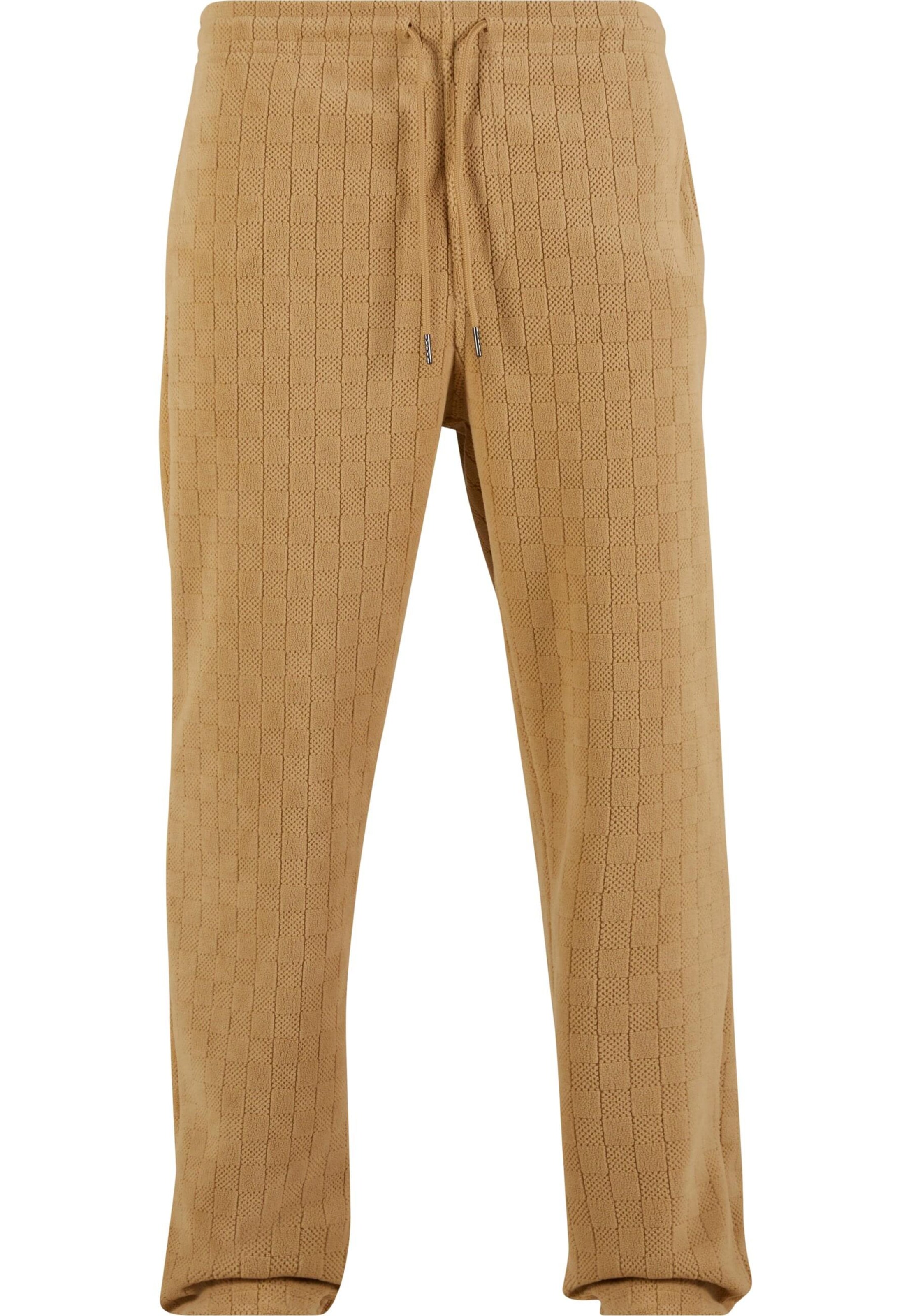 Urban Classics Szabványos Nadrág - bézs: elől