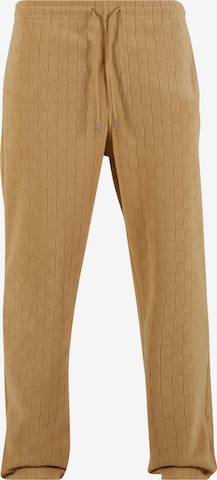 Pantalon Urban Classics en beige : devant